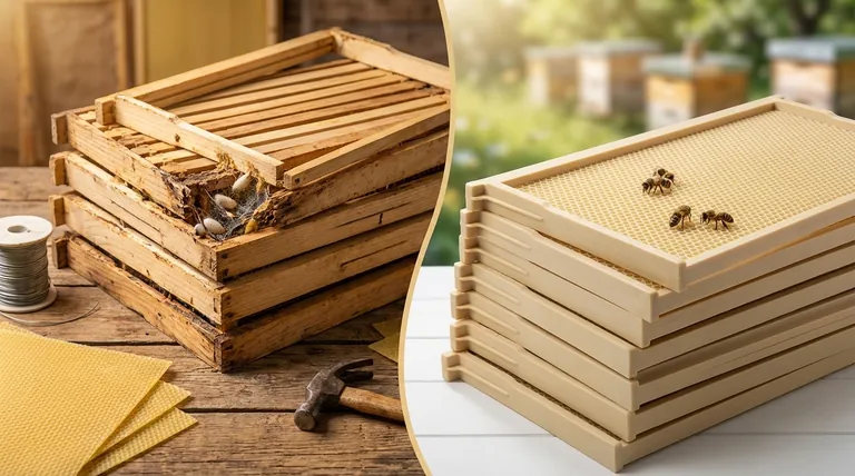많은 양봉업자들이 나무 틀에서 플라스틱 틀로 전환한 이유는 무엇일까요? 내구성과 효율성 향상