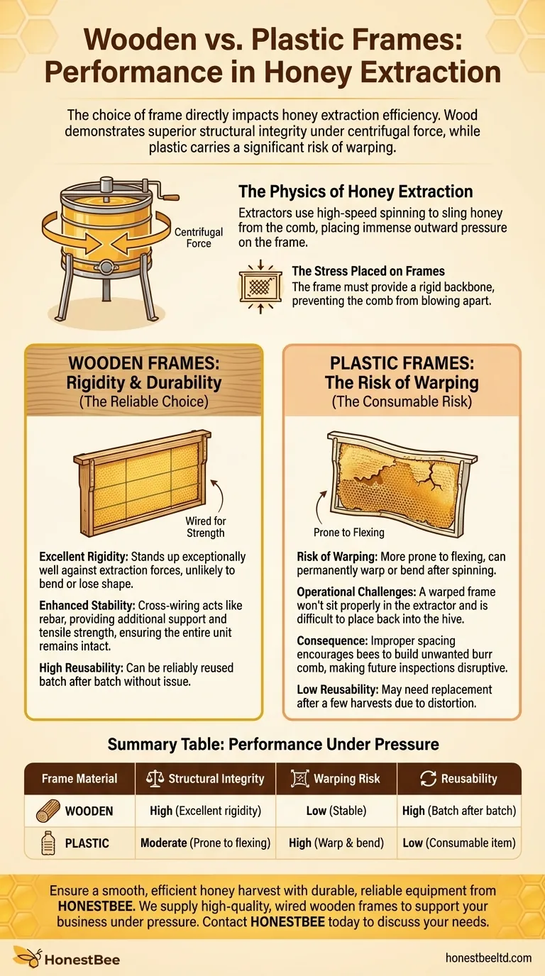 꿀 추출 시 목재 프레임은 어떻게 성능을 발휘하나요? 더 원활한 수확을 위한 뛰어난 강성 시각적 가이드