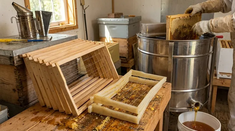 꿀 추출 시 목재 프레임은 어떻게 성능을 발휘하나요? 더 원활한 수확을 위한 뛰어난 강성