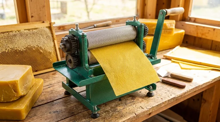 What are the key components of a wax roller? Build Perfect Foundation for Your Hives