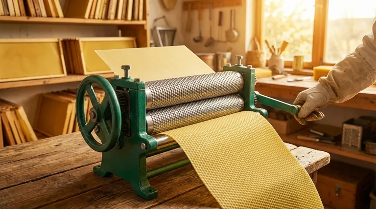 How does the wax roller create wax foundation sheets? Boost Hive Efficiency with Uniform Comb Guides