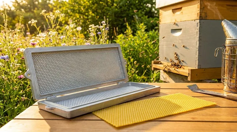 벌들이 소초(foundation)를 펴서 집을 짓게 하는 가장 중요한 요인은 무엇입니까? 강력한 꿀 흐름이 핵심입니다.