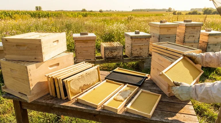 What are the standard frame options for a Langstroth hive? A Guide to 8 vs 10-Frame Systems