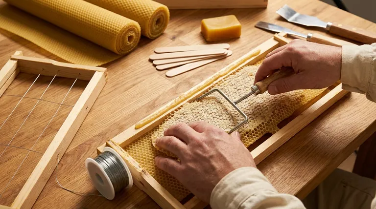 What additional methods can be used to support foundationless frames? Prevent Cross Comb and Harvest More Honey