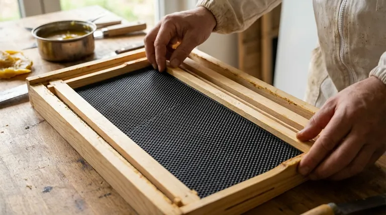 플라스틱 소광대(foundation)를 벌통 틀에 어떻게 사용하나요? 내구성이 뛰어나고 효율적인 양봉을 위한 안내서