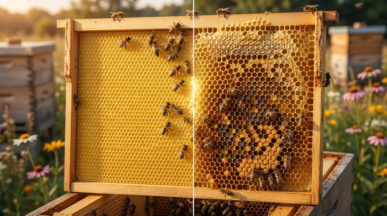 What is the difference between foundation and comb in beekeeping? A Guide to Hive Structure