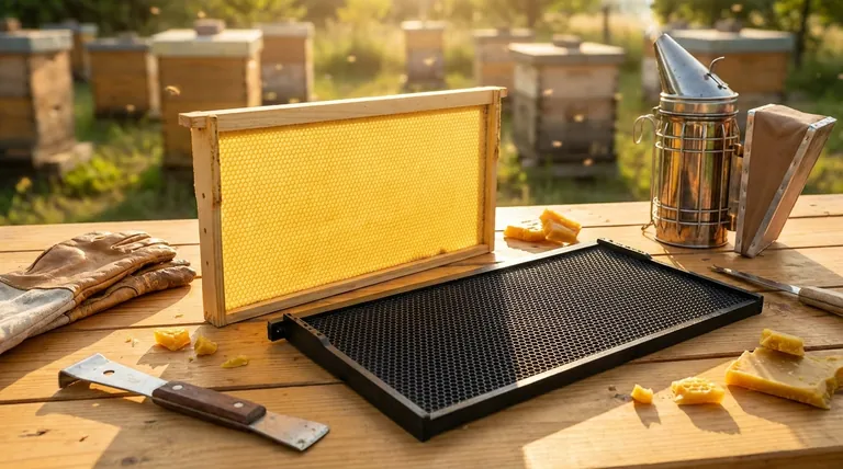 What are the options for beekeepers when it comes to frames and foundation? Wood vs. Plastic Guide