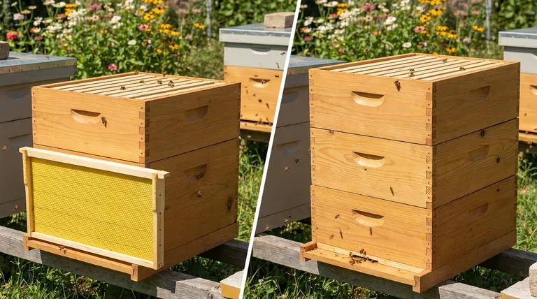 ما هي الاعتبارات اللازمة لخلط أحجام الإطارات في تربية النحل؟ الموازنة بين بيئة العمل والكفاءة