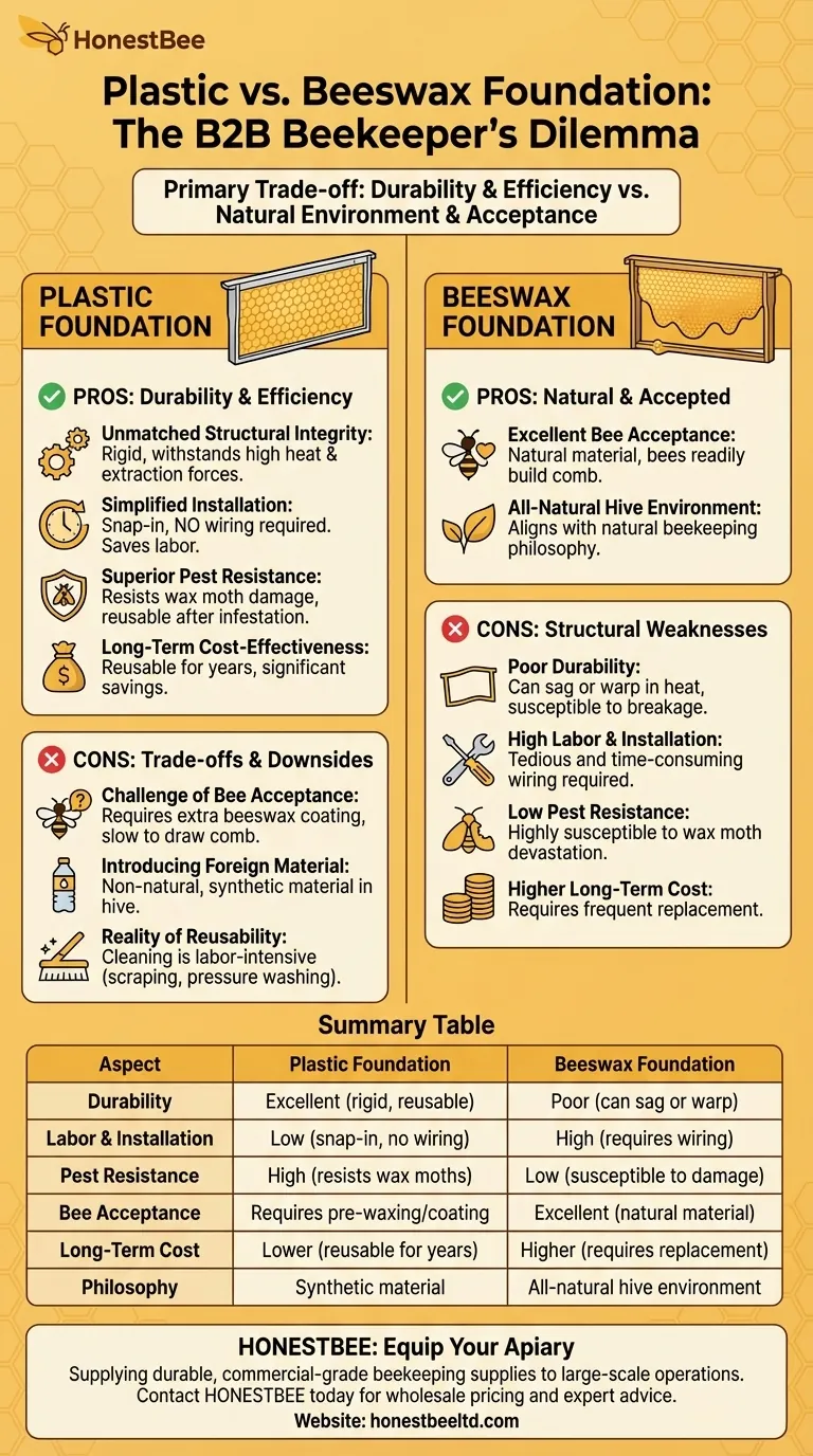 What are the pros and cons of using plastic foundation in beehives? A Guide for Modern Apiaries Visual Guide