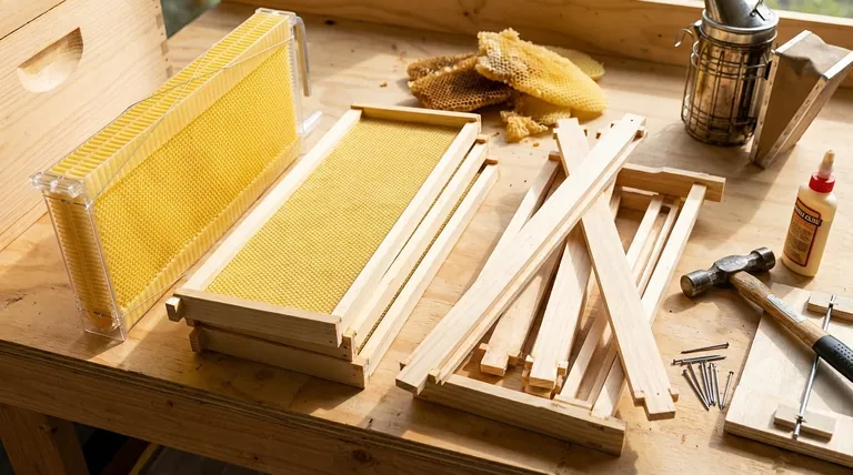¿Cuáles son las consideraciones de tiempo al usar marcos ensamblados versus sin ensamblar? Una guía para la eficiencia del apiario