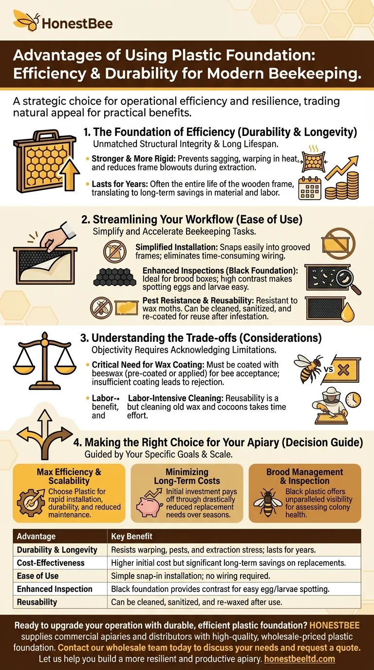 Quali sono i vantaggi dell'utilizzo della ceraio di plastica? Aumentare l'efficienza e la durata dell'apiario Guida Visiva