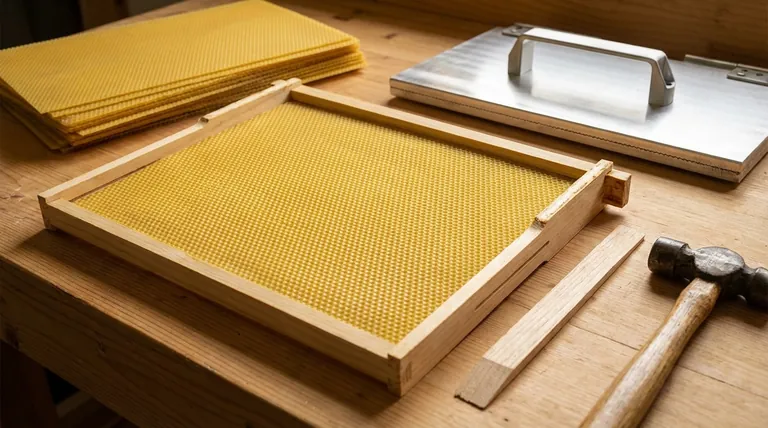 Как вощина вставляется в рамку? Пошаговое руководство для создания прочных, прямых сот