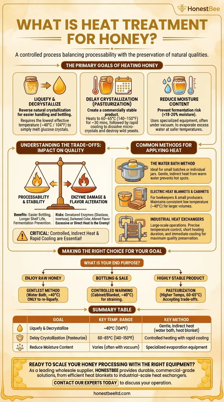 What is heat treatment for honey? A Guide to Liquefying, Pasteurizing, and Preserving Quality Visual Guide