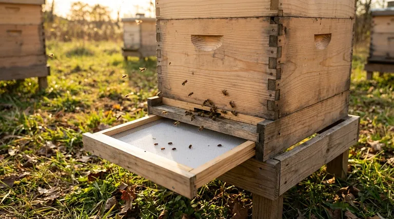 벌통 바닥판의 역할은 무엇인가요? 벌통 건강과 해충 방제의 핵심