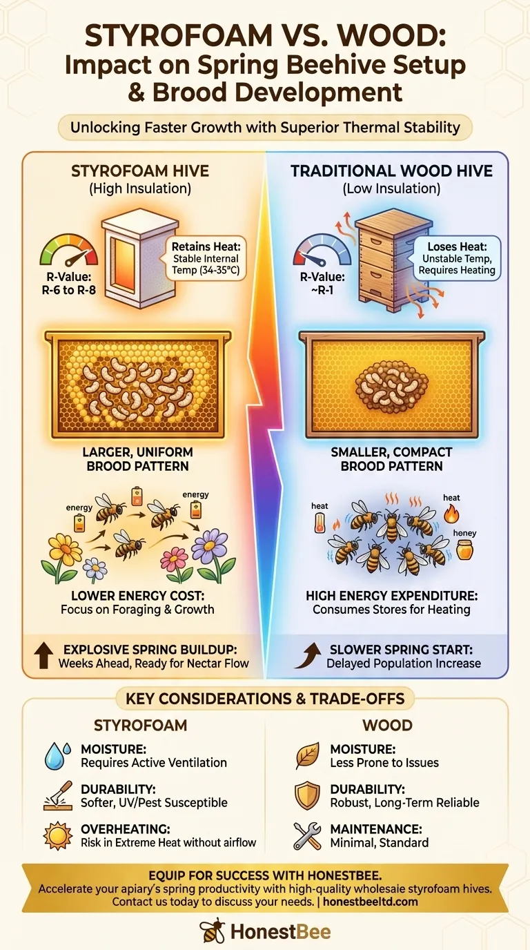 스티로폼 벌통이 봄철 준비 및 유충 발달에 미치는 영향은 무엇입니까? 군집 성장을 가속화하고 꿀 수확량을 극대화하세요 시각적 가이드