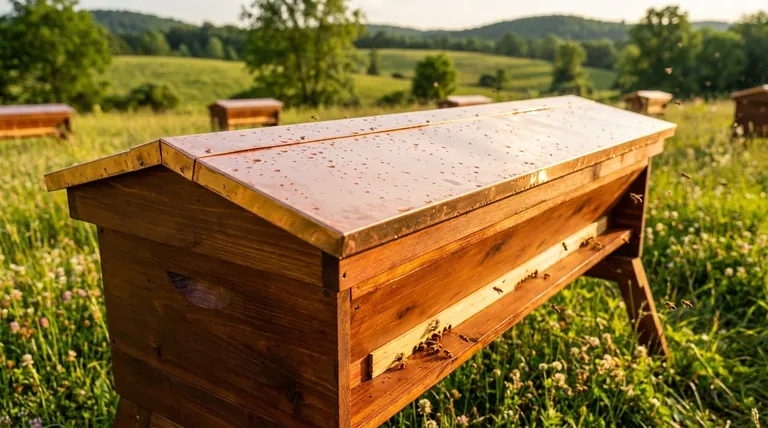 What are the advantages of a copper composite roof in a top bar hive? Boost Hive Durability & Bee Health