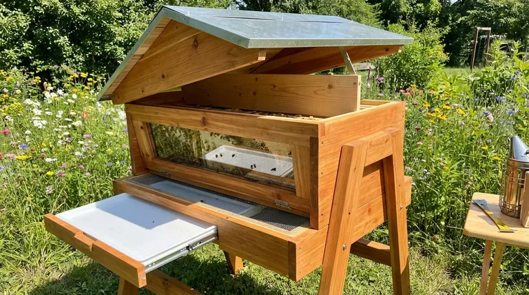 탑바형 벌통에 추가할 수 있는 기능에는 어떤 것들이 있나요? 벌 건강 및 양봉가의 편의성 향상