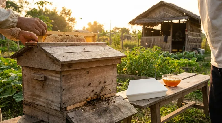 자원이 부족한 환경에서 탑바 벌통의 잠재적인 응용 분야는 무엇입니까? 지속 가능한 양봉으로 지역 사회에 힘을 실어주세요