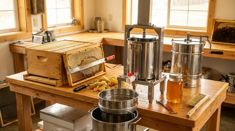 What specialized tools are required for harvesting honey from a Langstroth hive? Essential Equipment Guide