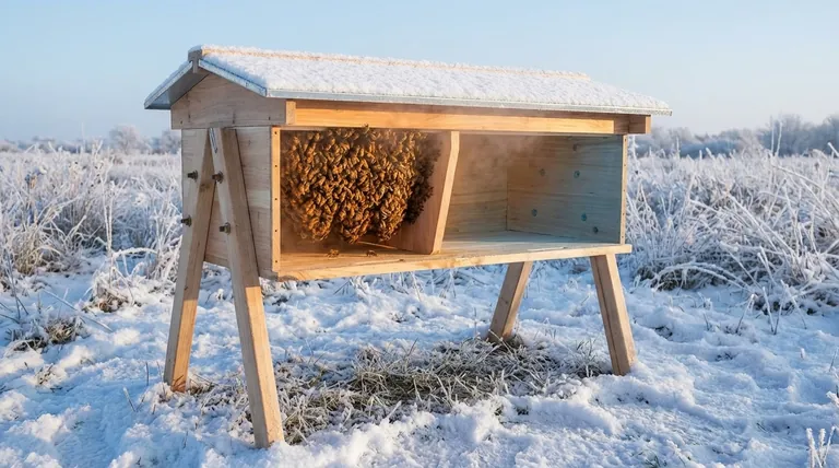 How does a horizontal hive help bees stay warm in winter? Conserve Energy & Maximize Survival