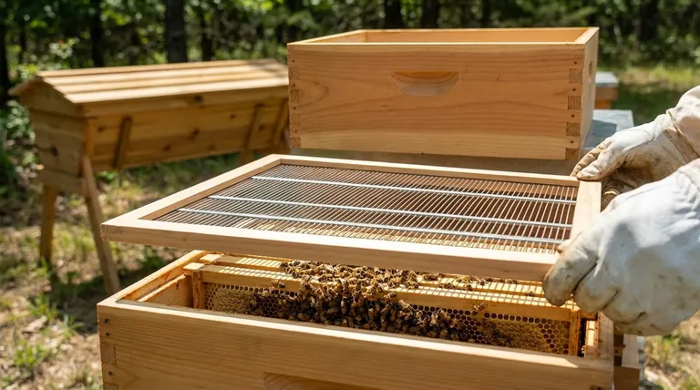 What is the role of a queen excluder, and why is it unnecessary in a horizontal hive? Maximize Hive Efficiency