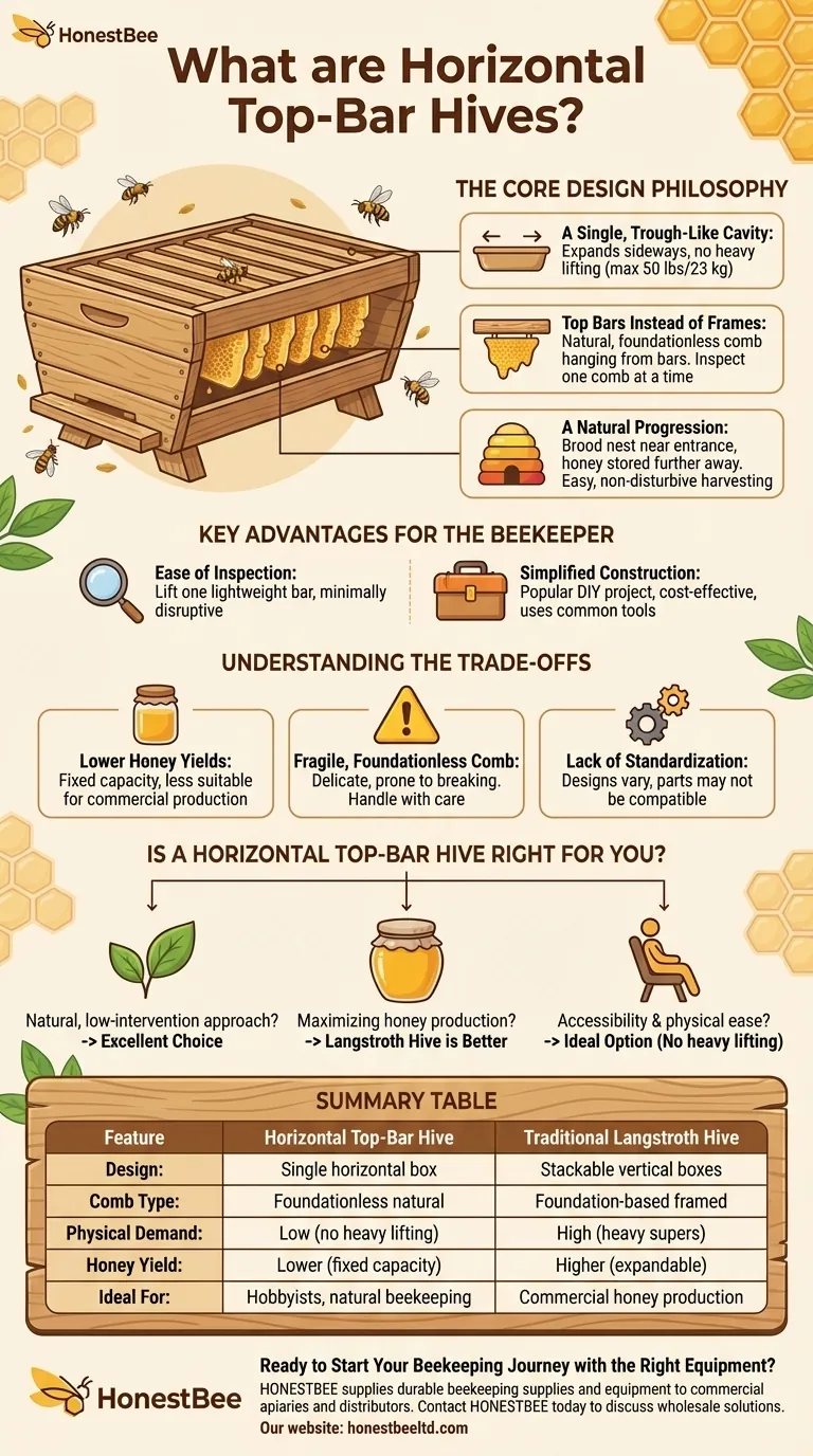 What are Horizontal Top-Bar Hives? A Simple, Natural Approach to Beekeeping Visual Guide