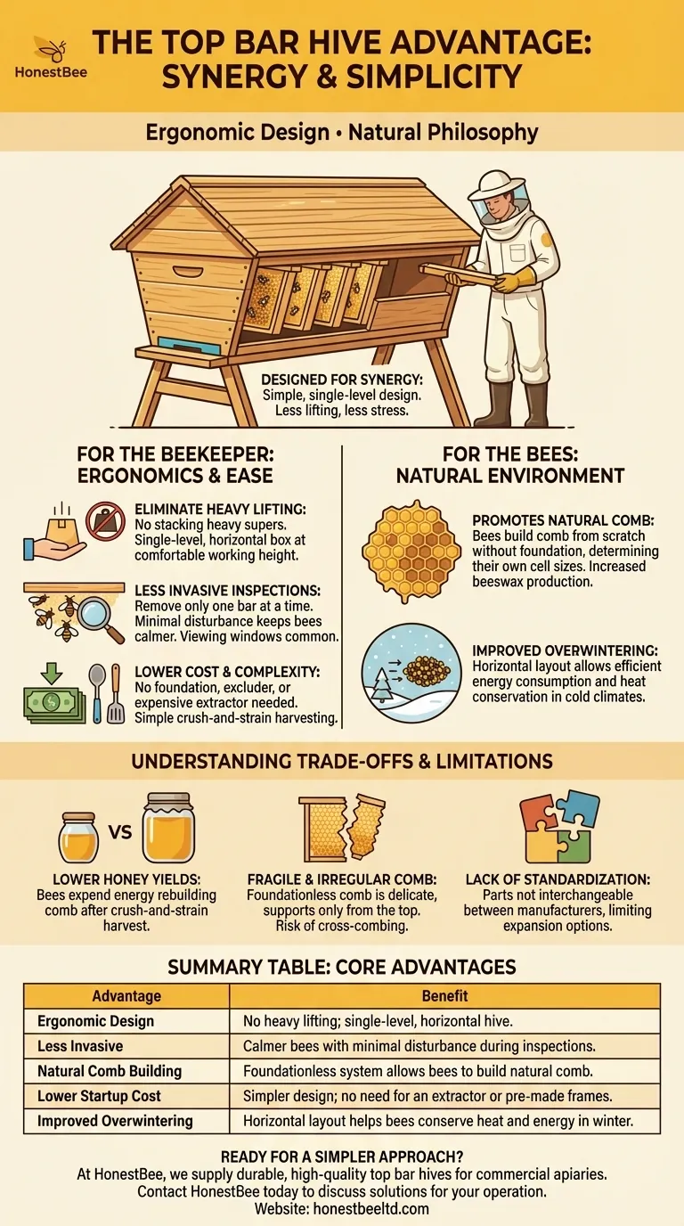 What are the advantages of a top bar hive? Simpler, Bee-Centric Beekeeping for All Visual Guide