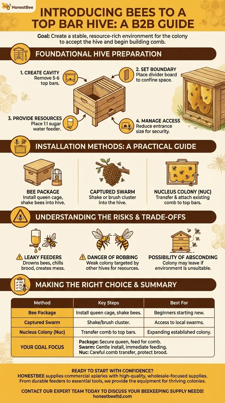 탑바 벌통에 꿀벌을 어떻게 들여보낼 수 있나요? 성공적인 시작을 위한 단계별 가이드 시각적 가이드