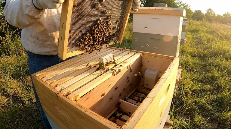 What are the steps for releasing bees into a top bar hive? Ensure a Strong Start for Your New Colony