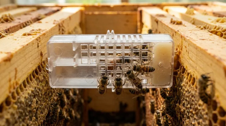 What should you do if the queen has not been released from her cage after 3-5 days? Assess Hive Acceptance for a Safe Release