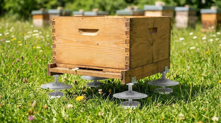 What are the purposes of using stands and bases for bee hives? Protect Your Hive and Simplify Your Work