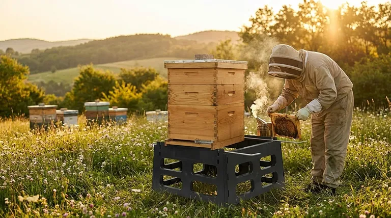 What should be considered when supporting a bee hive? Ensure Colony Health & Easy Management