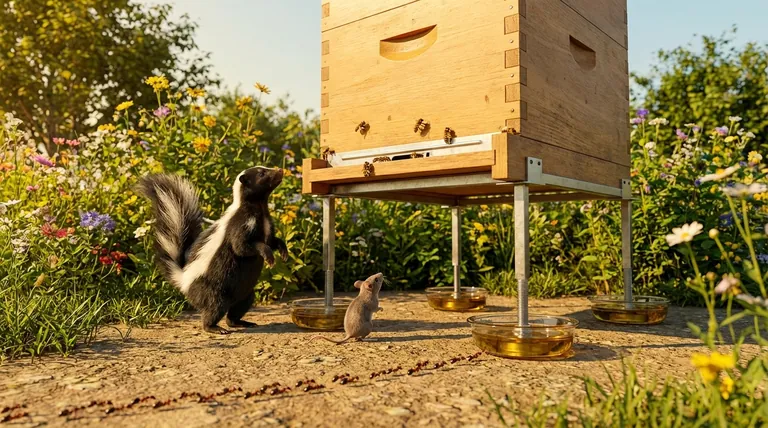 How does a beehive stand protect against predators and pests? Essential Strategies for Colony Security