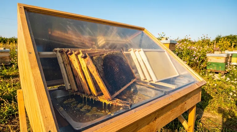 태양열 밀랍 용해기는 어떤 추가적인 기능을 수행합니까? 더 건강한 벌을 위한 벌통 프레임 살균