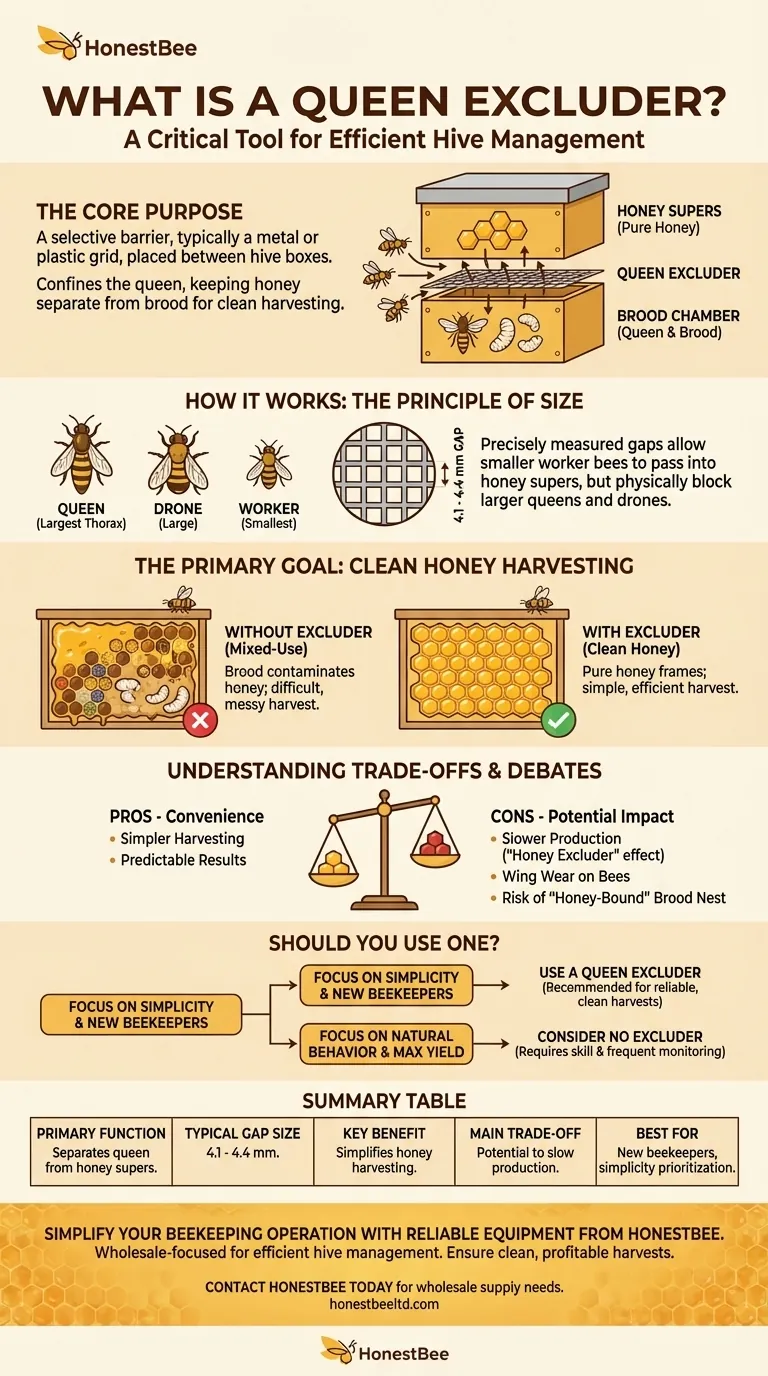 여왕벌 격리판이란 무엇인가요? 깨끗한 꿀 수확을 위한 간단한 도구 시각적 가이드