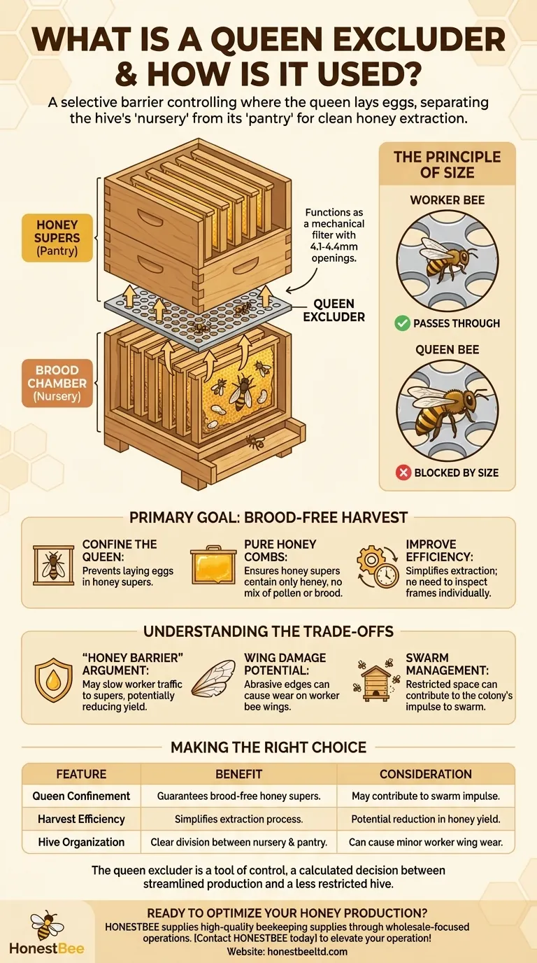 O que é um excluidor de rainha e como é usado? Otimize sua colheita de mel hoje Guia Visual