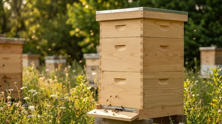 현대식 랑스트로스 벌통의 주요 구성 요소는 위에서 아래로 무엇입니까? 벌통 구조에 대한 완벽한 가이드