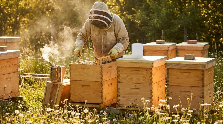 Which types of boxes are used for the brood chamber? Choose Between Deep or Medium Hive Bodies