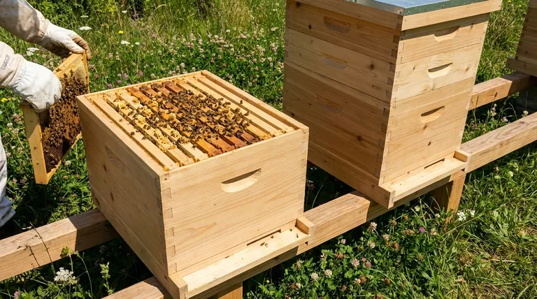 벌통 본체 또는 계상에는 일반적으로 몇 개의 벌집 틀이 들어갈까요? 8프레임 vs. 10프레임 벌통 가이드