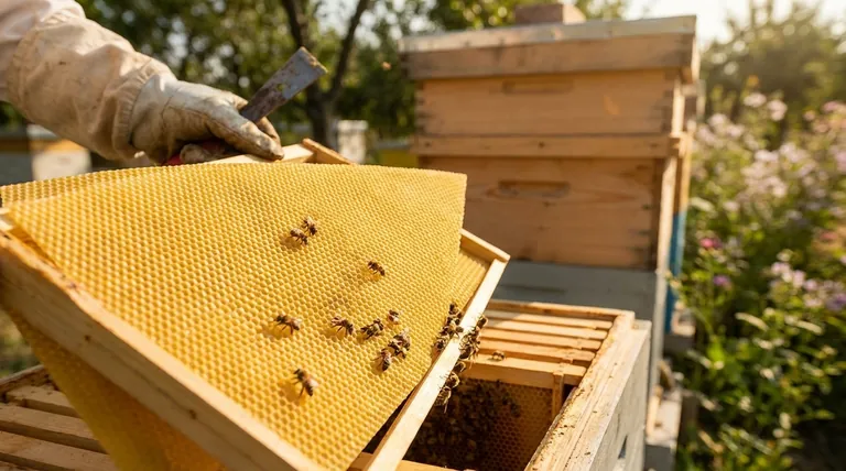 What is 'foundation' in beekeeping, and why is it used? Optimize Hive Management & Honey Production