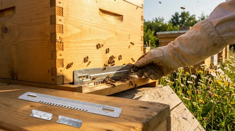 Qual é o propósito do redutor de entrada em uma colmeia? Um Guia para a Defesa da Colmeia e Controle Climático