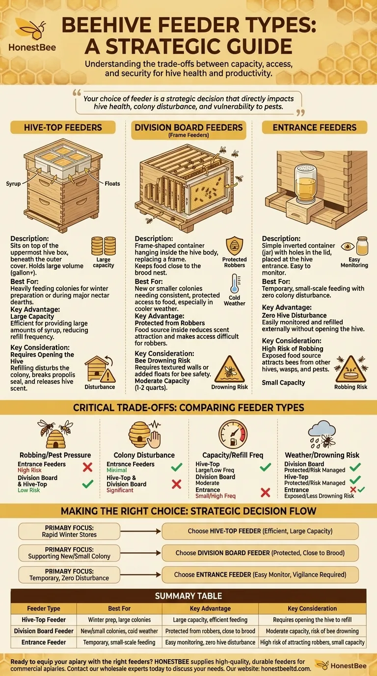 Welche verschiedenen Arten von Futtertrögen werden in Bienenstöcken verwendet? Optimieren Sie die Gesundheit und Ernährung des Bienenstocks Visuelle Anleitung