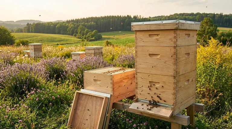 How does the Langstroth beehive support colony growth? Maximize Honey Production & Colony Health