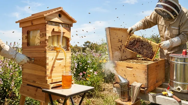 What is the main difference between a Flow Hive and a Langstroth hive? Flow Hive vs Langstroth