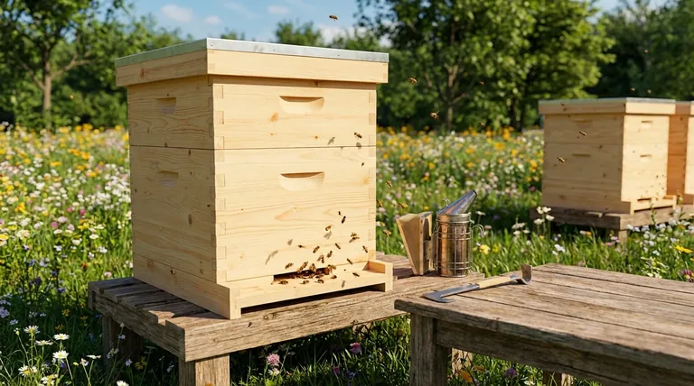 Que tipo de colmeia é recomendado para apicultores iniciantes? Comece com a Colmeia Langstroth Padrão