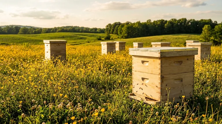 랑스트로스 벌통이 꿀 생산과 벌 건강에 미치는 이점은 무엇인가요? 모듈식 설계를 통해 수확량을 극대화하세요