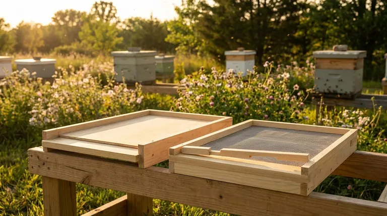 랑스트로스 벌통의 단단한 바닥판과 스크린 바닥판의 차이점은 무엇인가요? 기후에 맞는 올바른 선택을 하세요