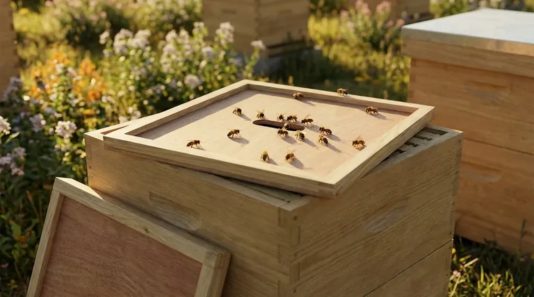 What is the role of the inner cover in a Langstroth hive? A Guide to Hive Climate Control