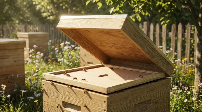 What is the purpose of the top cover in a beehive? Protect Your Hive from Weather and Pests