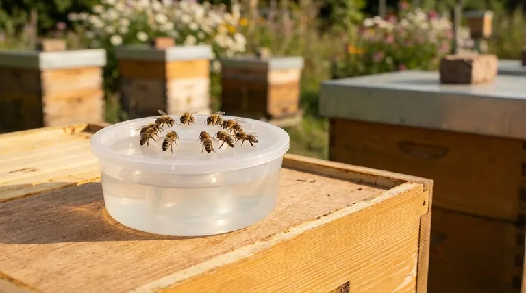 벌통 급수기의 목적은 무엇인가요? 벌집 생존 및 관리에 필수적입니다.